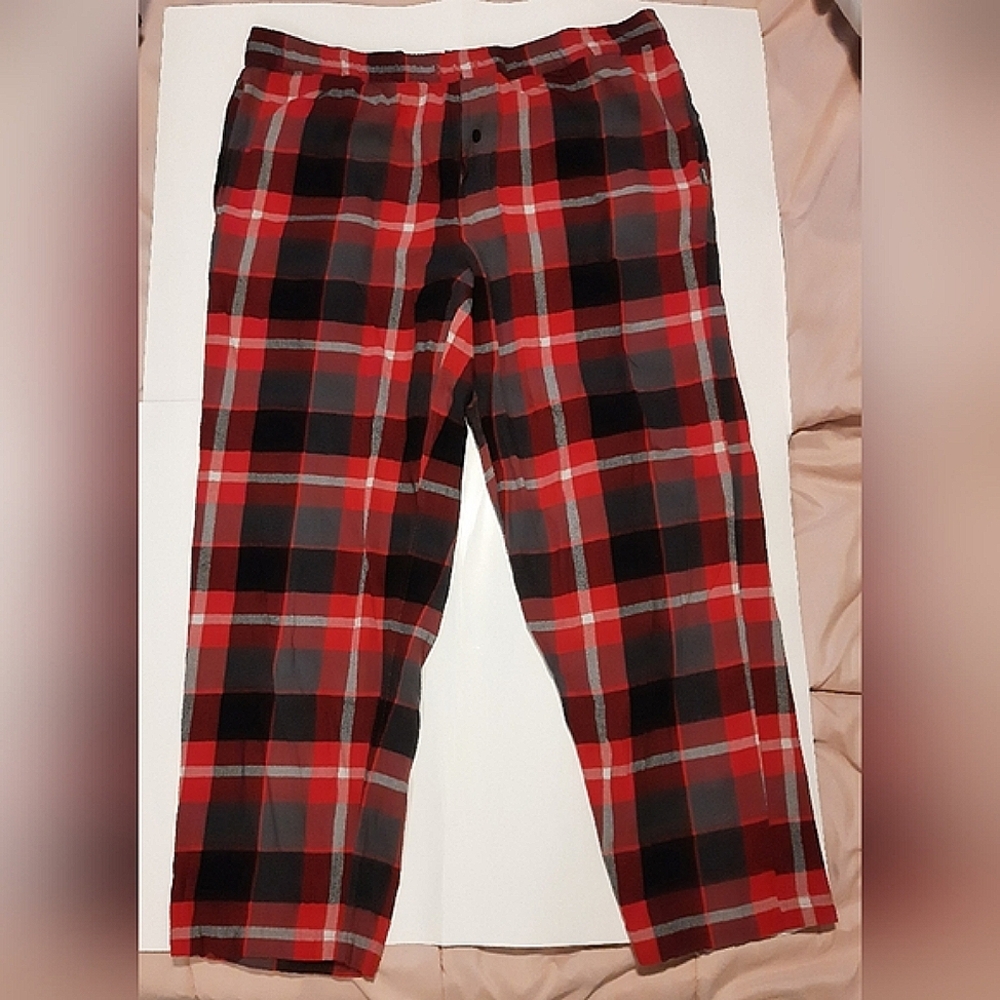 Men's X-large Eddie Bauer Red Plaid Pajama Pants